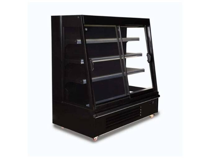 bromic semi vertical multideck chiller, sliding door